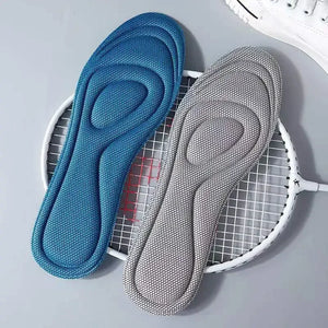 2 Pairs Memory Foam Orthopedic Insoles | Antibacterial & Sweat Absorption for Sports