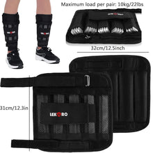 Load image into Gallery viewer, 20kg Adjustable Weight Training Suit Empty Bag Fitness Running Vest, Hand And Foot Strength Training Physical Training Clothing