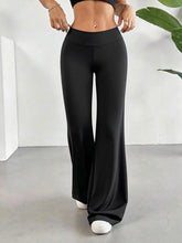 Load image into Gallery viewer, Casual Straight Leg Leggings Women's High Waist Butt Lifting Wide Leg Pants Soft Stretchy Fitness Yoga Active Trouser Daily Wear