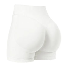 Load image into Gallery viewer, Gym Shorts Women Fitness Sports Biker Shorts 4.5" Low Ribbed Band Yoga Shorts Workout Scrunch Butt Seamless Leggings