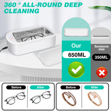 Load image into Gallery viewer, DayPlus Professional 650ML Ultrasonic Cleaner Sonic Wave Tank Glasses Watch Jewellery Cleaning Machine Tool