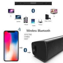 Load image into Gallery viewer, XIKCU Soundbar Speakers Bluetooth 5.3 Stereo Soundbar Surround Sound Home Cinema with Remote Control Support RCA AUX TF-Card