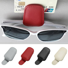 Load image into Gallery viewer, Car Sun Visor Glasses Case Sunglasses Clip Card Ticket Holder Fastener Pen Box For Tesla Model 3 Model Y Model S Model X Plaid