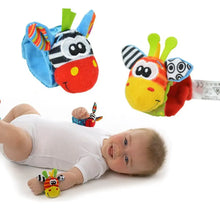Load image into Gallery viewer, Baby Puzzle Wrist Rattle - Developmental Visual &amp; Auditory Toy Set