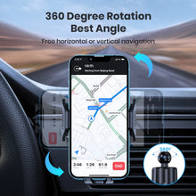 Load image into Gallery viewer, Car Phone Holder Mount,TOPK Upgrade Auto Locking Universal Phone Stand Holder with Hook Clip for Car Air Vent for iPhone Samsun