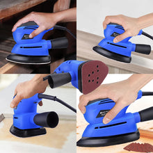 Load image into Gallery viewer, 130W  Detail Sander Handheld Electric Sander Palm Sander Mouse Sander Small Sanding Machine for Wood Wall Sanding Polishing