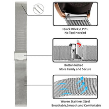 Load image into Gallery viewer, :Milanese Loop Watch Band! 22mm/20mm, Galaxy Watch, Universal