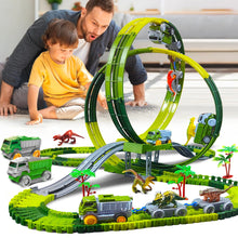 Load image into Gallery viewer, Climbing Train &amp; Dino Track! Magic Race Track Fun