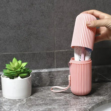 Load image into Gallery viewer, Portable Toothbrush Toothpaste Holder Toothbrush Case Travel Farewell Hotel Disposable Toothbrush-paste Camping Storage Box