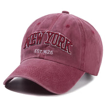 Load image into Gallery viewer, 2024 New York Washed Cotton Cap For Men Women Gorras Snapback Caps Baseball Caps Sun protection Casquette Dad Hat Outdoors Cap
