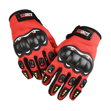 Load image into Gallery viewer, Full-Finger Motorcycle Gloves Men Touch Screen Cycling Protection Off-road