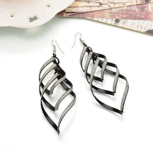 Load image into Gallery viewer, Cute Frosted Heart Earrings: Clip-On, Geometric, Summer