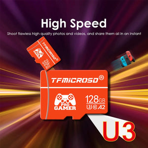 256GB Memory Card Extra Large Storage Expand Mobile Capacity for Smartphones Camera