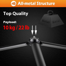 Load image into Gallery viewer, Metal Mini Desktop Tripod with 1/4 Inch Screw Stand for Smooth 4 DSLR Camera Video Camcorder Aluminum Alloy Holder With Wrench