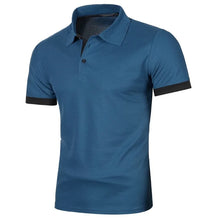 Load image into Gallery viewer, New Mens Short Sleeve Polo Shirt Solid Color Streetwear Lightweight Lapel Tshirts for Men Summer Jogging Sport Tops