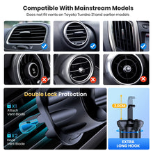 Load image into Gallery viewer, Car Phone Holder Mount,TOPK Upgrade Auto Locking Universal Phone Stand Holder with Hook Clip for Car Air Vent for iPhone Samsun