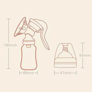 Manual Breast Pump & BPA-Free PP Storage Bottle Set - Newborn Milk Bottle