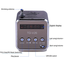 Load image into Gallery viewer, Mini Caixa De Som Bluetooth Speaker Portable Radio FM Sound Box Small Music Wireless Bocina Mp3 Player Coluna Column Blootooth