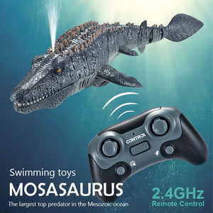 RC Dino Boat! Mosasaur, Pool Fun, Remote Control