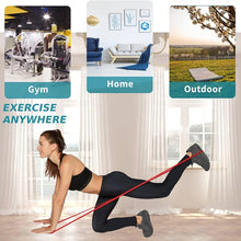 Load image into Gallery viewer, Resistance Bands Set 4 Levels Exercise Bands For Men Women Shape Body Gym Crossfit Fitness Muscle Strength Training Yoga Workout