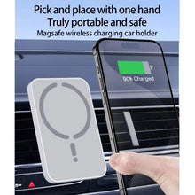 Load image into Gallery viewer, 30W Magnetic Wireless Car Charger Air Vent Clip Phone Holder For Magsafe iPhone 16 15 14 13 12 Pro Max Fast Car Charging Stand