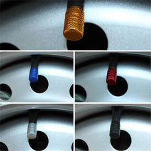 Load image into Gallery viewer, 20Pcs Car Tire Valve Stems Cap Aluminum Knurling Style Universal Wheel Air Valve Caps