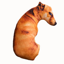 Load image into Gallery viewer, Soft Lifelike Animal Throw Pillow Hound Plush Creative Cushion 3D Dog Pillow Office