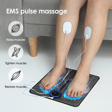 Load image into Gallery viewer, Rechargeable Electric Foot Massager Pad Electrostimulator Massage Mat EMS Muscle Massager Relax Feet Massage Fitness Masajeador