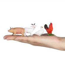 Load image into Gallery viewer, 12PCS Farm Animal Figurine Set – Mini Duck, Horse, Chicken, Cow Toys for Kids