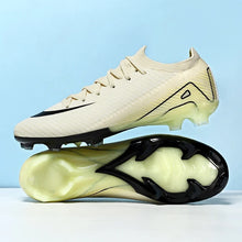 Load image into Gallery viewer, New Men Football Boots Adult Training Sport Soccer Shoes Cleats Boys Outdoor Long Spikes Non Slip Breathable Match Comfortable