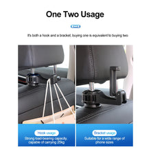 Load image into Gallery viewer, Universal Car Bracket Hook Multi-Function Hanging Storage Mobile Phone Holder Rear Seat Hanger Hook for Bag Purse Cloth Grocery