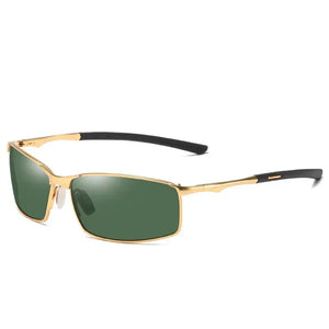 Aoron Polarized Sunglasses Metal Frame UV400 Anti-Glare Men Women Driving Glasses