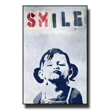 Load image into Gallery viewer, Banksy Street Graffiti Decorative Canvas Painting Art Poster Abstract Figure Mural Room Wall Decoration Prints