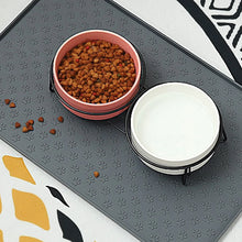 Load image into Gallery viewer, Dog &amp; Cat Food Mat! Silicone, Spill-Proof, Non-Slip