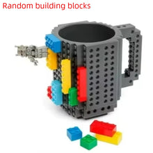 Load image into Gallery viewer, 350ml Creative Milk Coffee Mug Cups Building Blocks Design Birthday Gifts Personalized Decorations Kids DIY Drinking Kettle