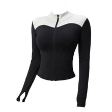 Load image into Gallery viewer, Girls Long Sleeve Activewear Running Sport Coat Slim Workout Zip Up Sleeve Sports Jacket Top Yoga Jackets for Women
