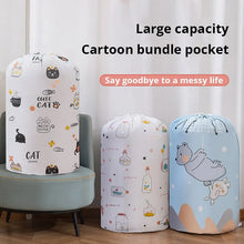 Load image into Gallery viewer, White Thicken Storage Bag - Travel Clothes Blanket Toy Container