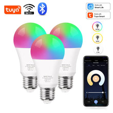 Load image into Gallery viewer, Tuya Smart RGB LED Bulb - WiFi/Bluetooth, Alexa &amp; Google Assistant Compatible