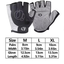 Load image into Gallery viewer, 1Pair Gel Half Finger MTB Road Bike Gloves Anti-Slip Anti-Sweat Shockproof Cycling Bicycle Gloves for Left-Right Hand