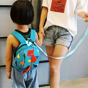 Cartoon Dinosaur Anti-Lost Backpack - Kids Kindergarten Shoulder Bag