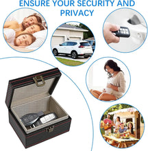 Load image into Gallery viewer, Anti Theft Faraday Box with Bag for Key Fob Cage RFID Faraday Key Fob Protector Radiation-proof Mobile Phone Box Car Keyless