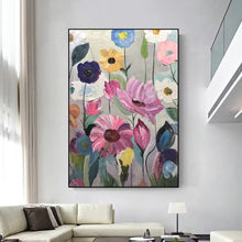 Load image into Gallery viewer, Scandinavian Abstract Wall Art Large Floral Botanical Oil Painting HD Poster for Home Decor