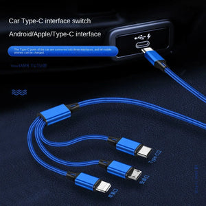 3-in-1 Type-C PD Cable