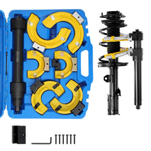 Load image into Gallery viewer, SucceBuy Strut Spring Compressor Macpherson Strut Spring Compressor Kit Interchangeable Fork Strut Coil Extractoror Remover Tool