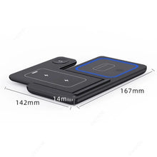 Load image into Gallery viewer, Foldable 3 in 1 30W Wireless Charging Station for iPhone 17 16 15 14 13 12 Pro Max iWatch 11 Airpods Pro Fast Charger Stand Dock