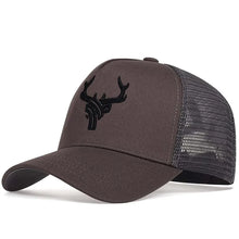 Load image into Gallery viewer, Unisex Adjustable Baseball Cap - Animal Antlers Embroidery Mesh - Spring &amp; Summer Hat