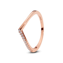 Load image into Gallery viewer, 925 Sterling Silver Rings For Women Original Infinity Love Heart Engagement Wedding Ring Rose Gold Crystals Luxury Jewelry Gift