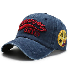 Load image into Gallery viewer, 2022 Summer Women Men Baseball Cap Fashion Letter Embroidery Snapback Hat Vintage Washed Cotton Unisex Hip Hop Sun Hat Casquette