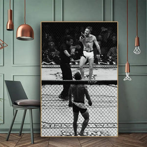 Professional Motivational Boxer, HD Canvas Print Wall Art Poster, Suitable for, Home, Room, Living Room, Gym Decoration