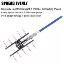 Load image into Gallery viewer, Car Ratchet Brake Piston Caliper Spreader Tool Steel Press Single Twin Quad Separator Pad Disc Brake Caliper Repair Tool